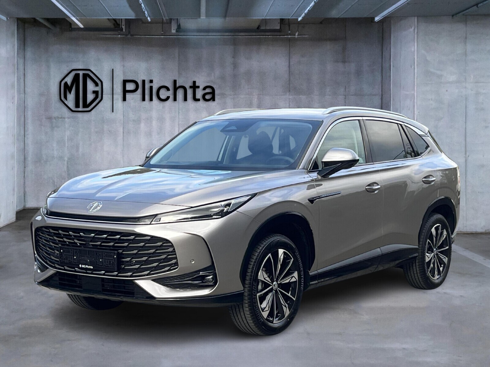 MG HS Hybrid+ Exclusive 2025 Sterling Silver Z Podgrzewaną Kierownicą!