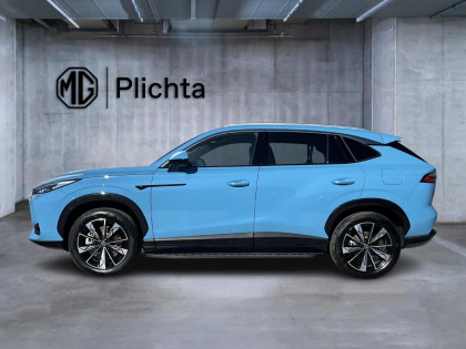 MG EHS Plug-in Hybrid Exclusive - Niebieski Arctic Blue Z Beżowym Wnętrzem