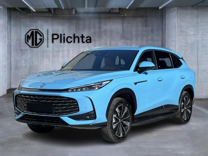 MG EHS Plug-in Hybrid Exclusive - Niebieski Arctic Blue Z Beżowym Wnętrzem